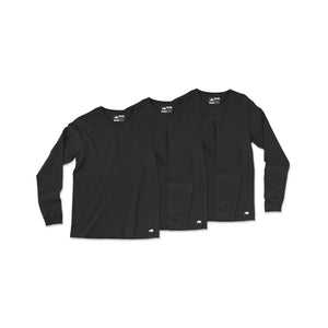 Jersey Cotton Long Sleeve Tee // 3-Pack