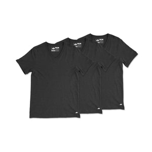 Vintage Poly Blend V-Neck Tee // 3-Pack