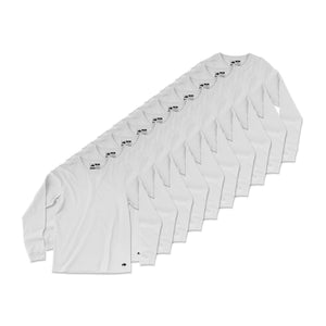 Vintage Poly Blend Long Sleeve Tee // 10-Pack