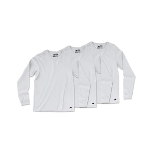 Jersey Cotton Long Sleeve Tee // 3-Pack