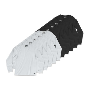 Jersey Cotton Long Sleeve Tee // 10-Pack