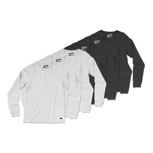 Vintage Poly Blend Long Sleeve Tee // 6-Pack