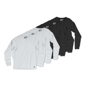 Jersey Cotton Long Sleeve Tee // 6-Pack