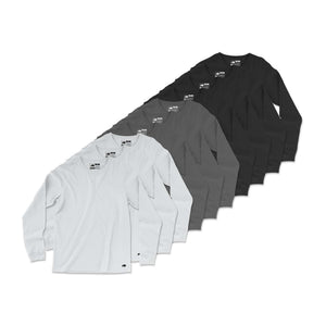 Jersey Cotton Long Sleeve Tee // 10-Pack