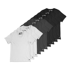 Jersey Cotton V-Neck Tee // 10-Pack