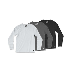 Jersey Cotton Long Sleeve Tee // 3-Pack