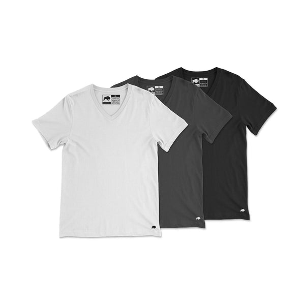 Jersey Cotton V-Neck Tee // 3-Pack