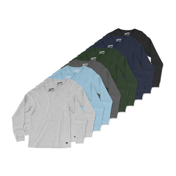 Jersey Cotton Long Sleeve Tee // 10-Pack