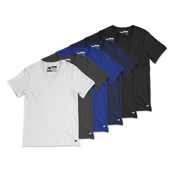 Jersey Cotton V-Neck Tee // 6-Pack