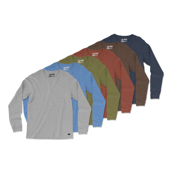Vintage Poly Blend Long Sleeve Tee // 6-Pack