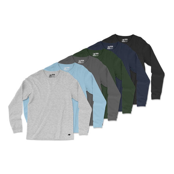 Jersey Cotton Long Sleeve Tee // 6-Pack