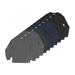 Jersey Cotton Long Sleeve Tee // 10-Pack
