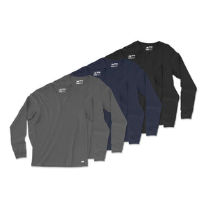 Jersey Cotton Long Sleeve Tee // 6-Pack