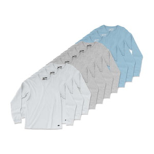 Jersey Cotton Long Sleeve Tee // 10-Pack