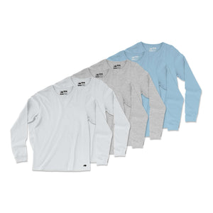 Jersey Cotton Long Sleeve Tee // 6-Pack