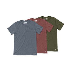 Vintage Poly Blend Tee // 3-Pack