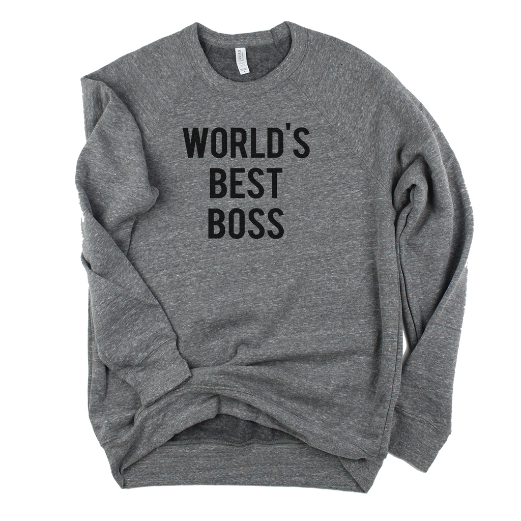   World's Best Boss // Unisex Sweatshirt  